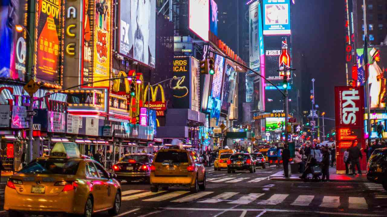 times square, new york city, usa - times square stock videos & royalty-free footage