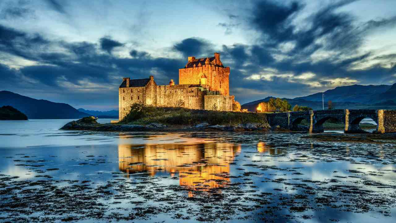 eilean donan castle in the highlands of scotland