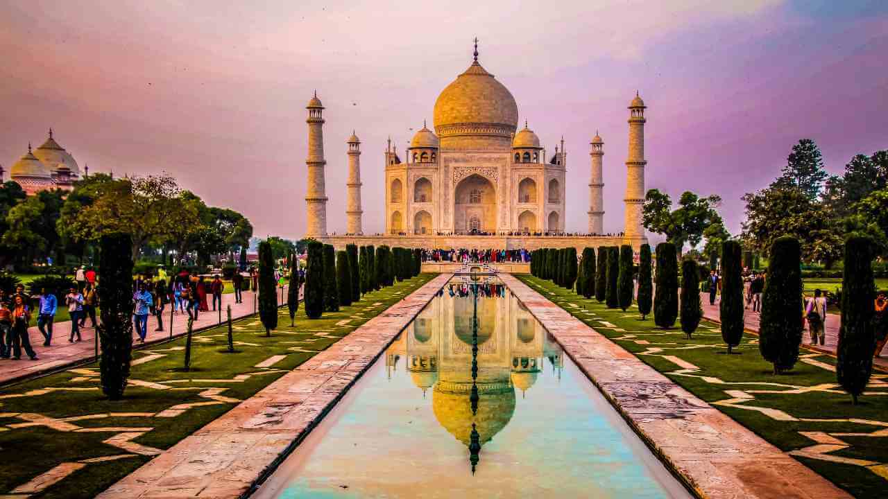 the taj mahal in india