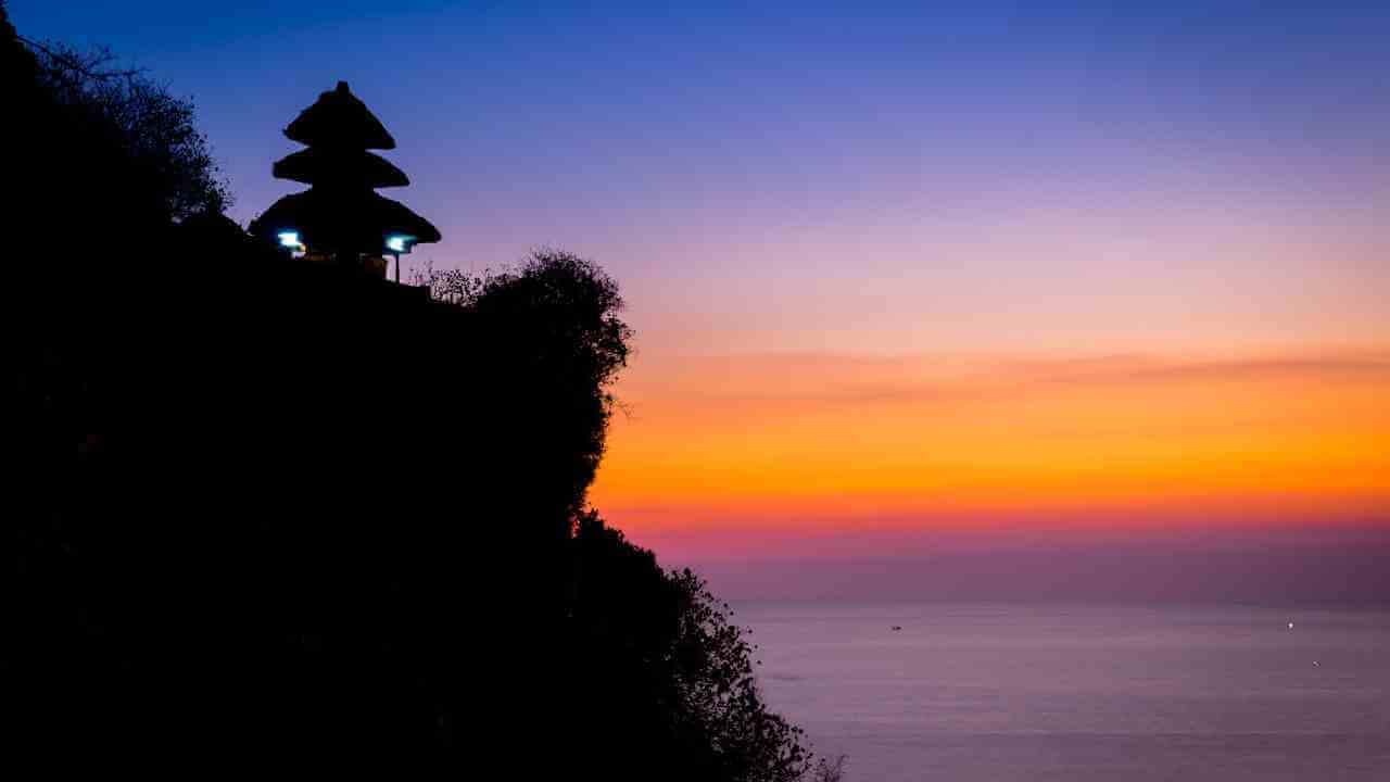 sunset in bali, indonesia - sunset stock videos & royalty-free footage