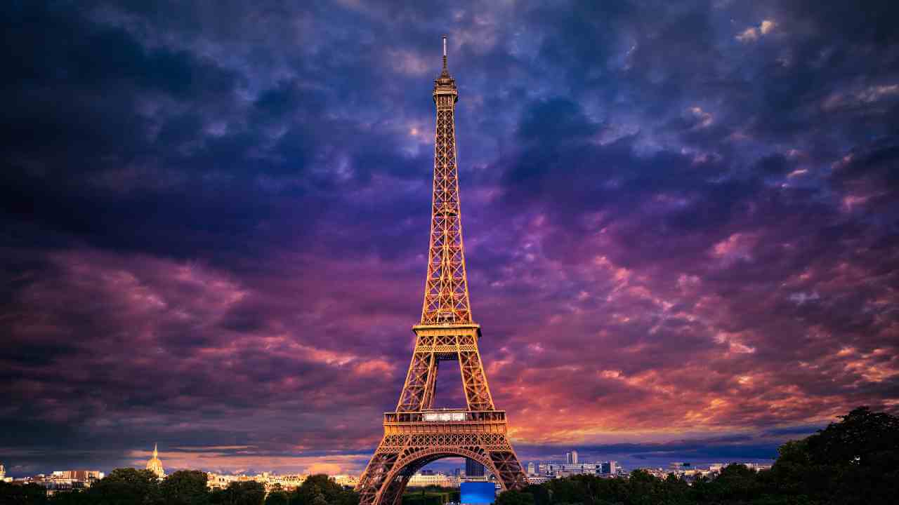 the eiffel tower in paris, france