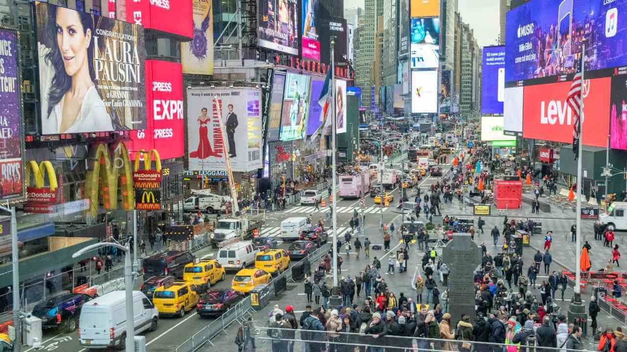 times square, new york city, usa - times square stock videos & royalty-free footage