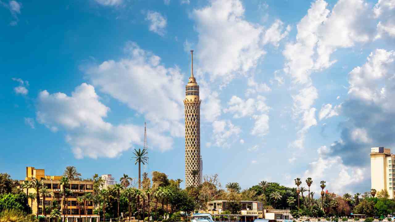 the nile river in cairo, egypt