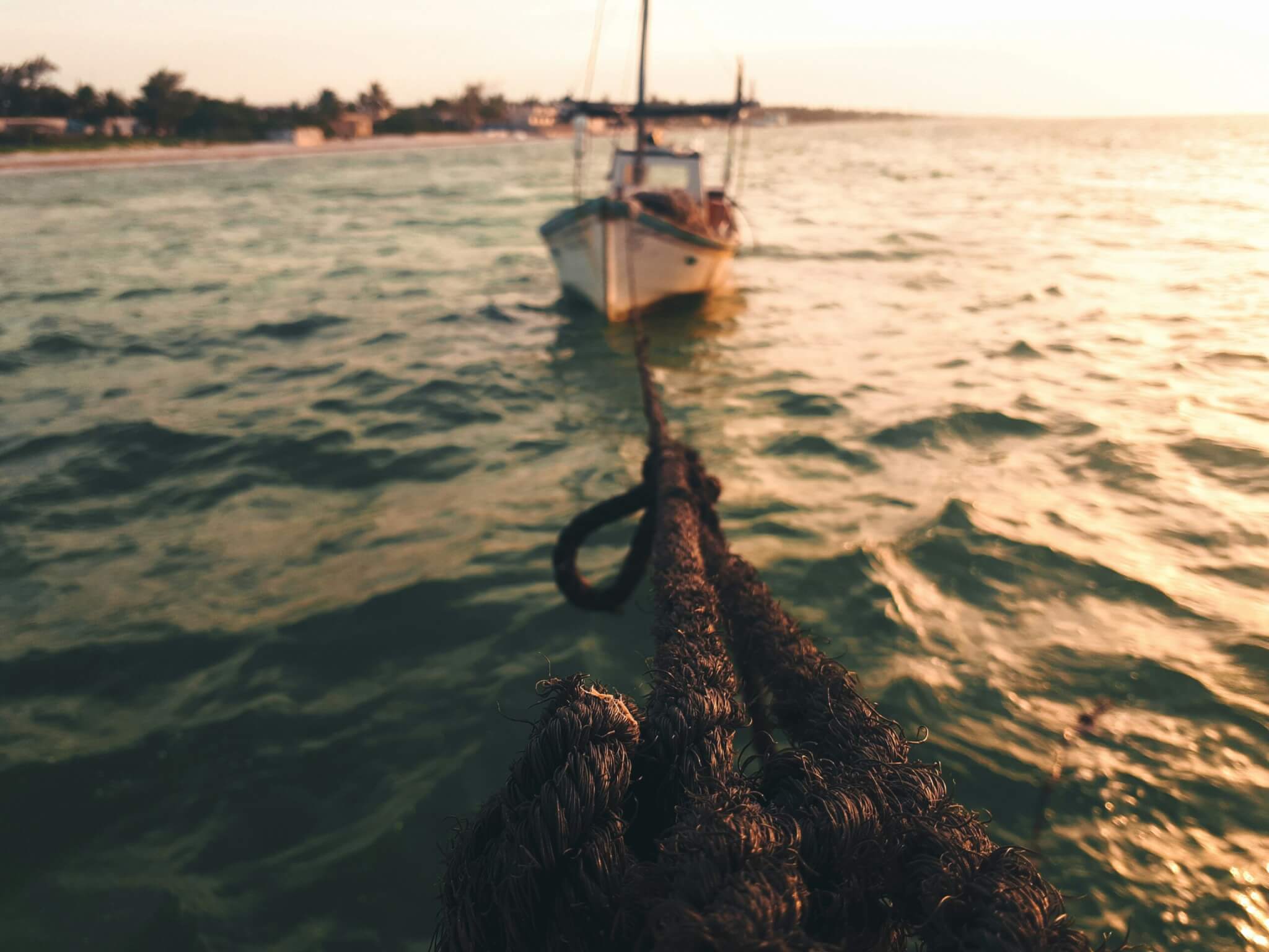 boat at sea