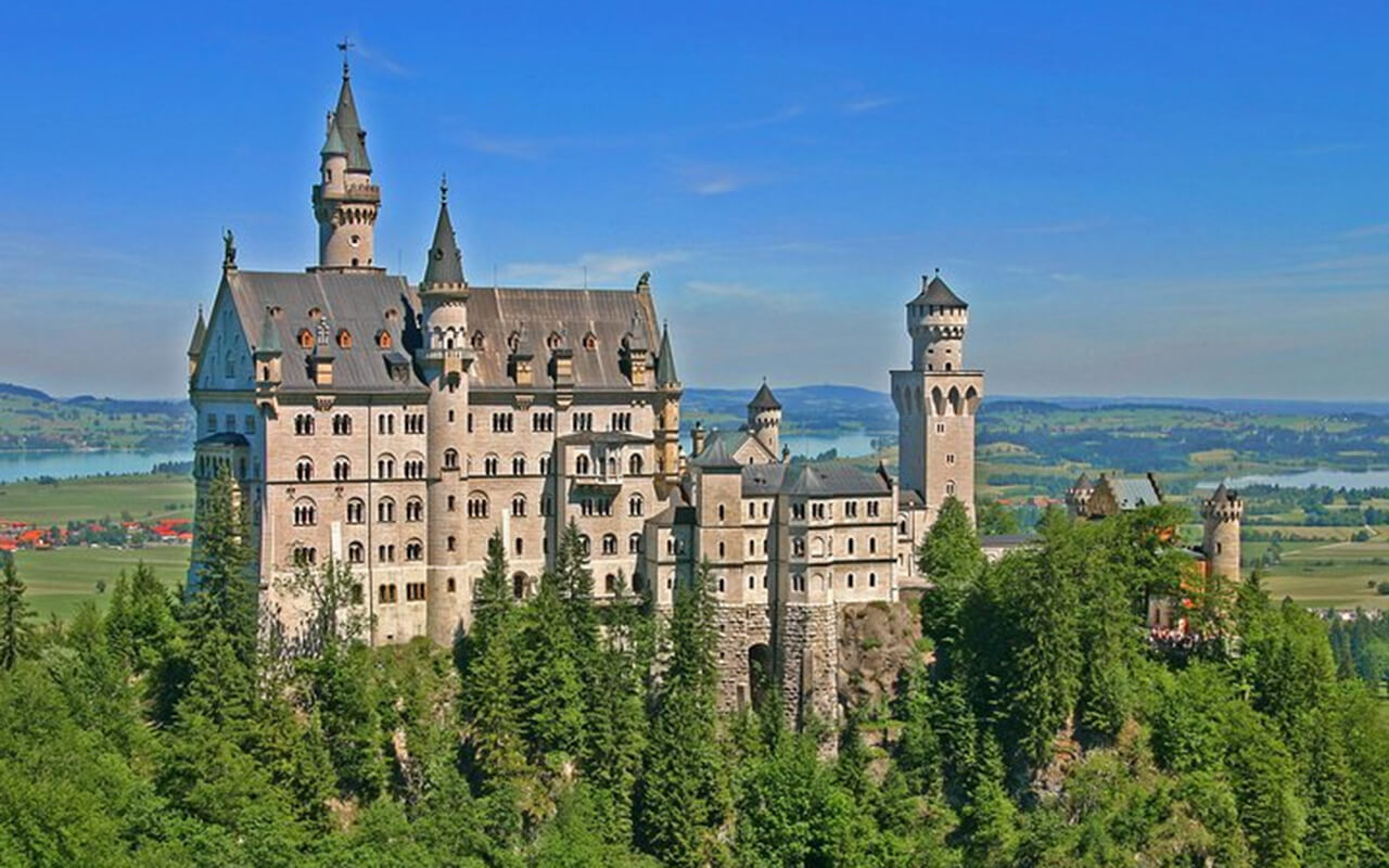 The Neuschwanstein Castle, Germany