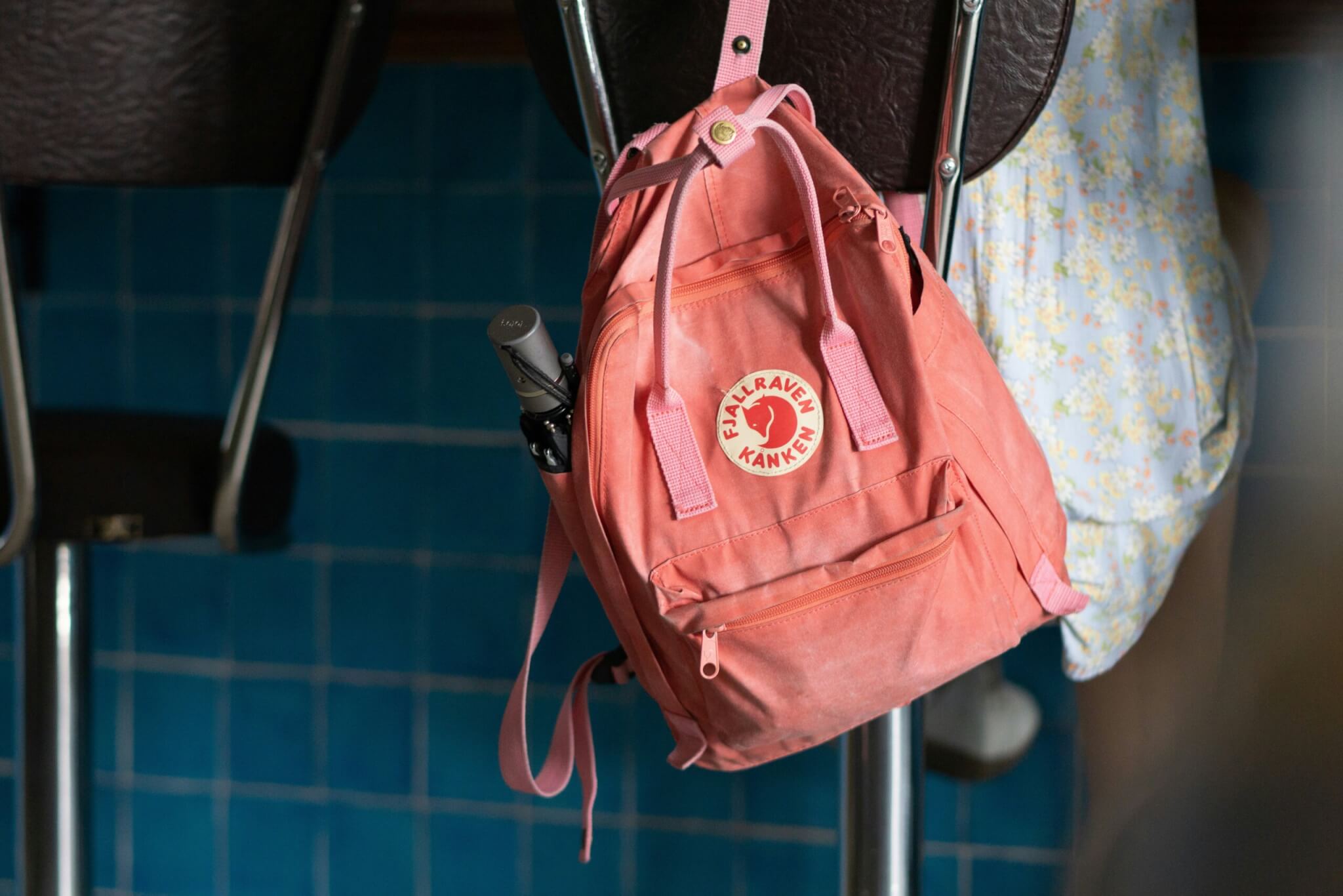 pink backpack