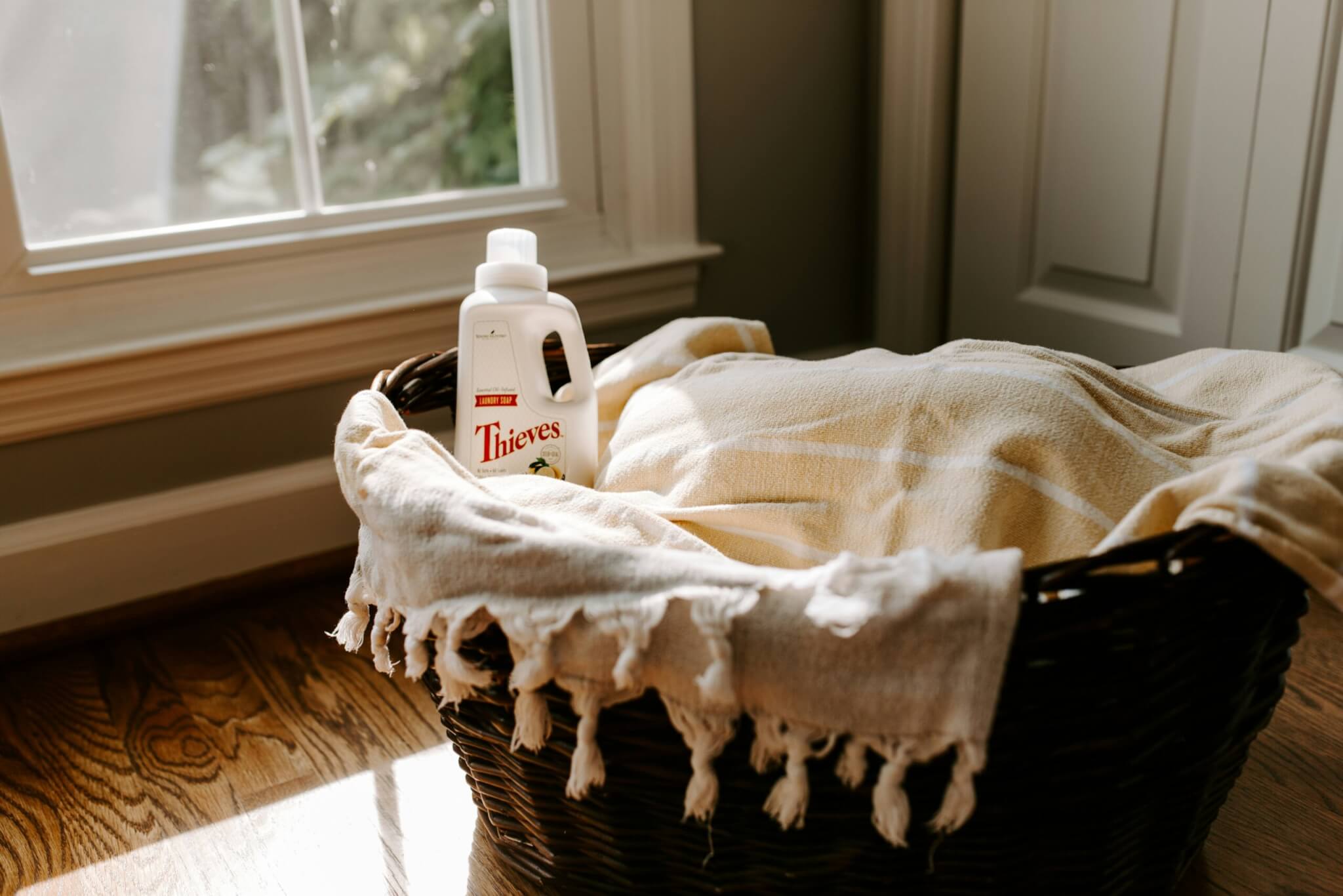 basket of laundry