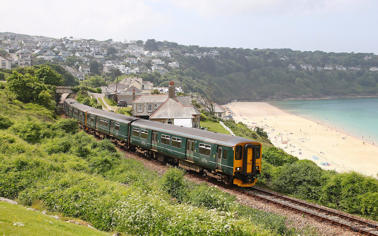 St. Ives Bay Line in England