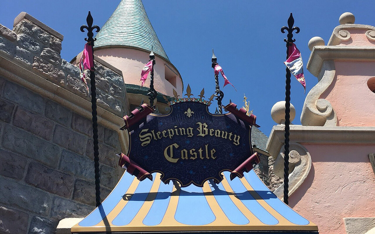 Sleeping Beauty's Castle in Disneyland