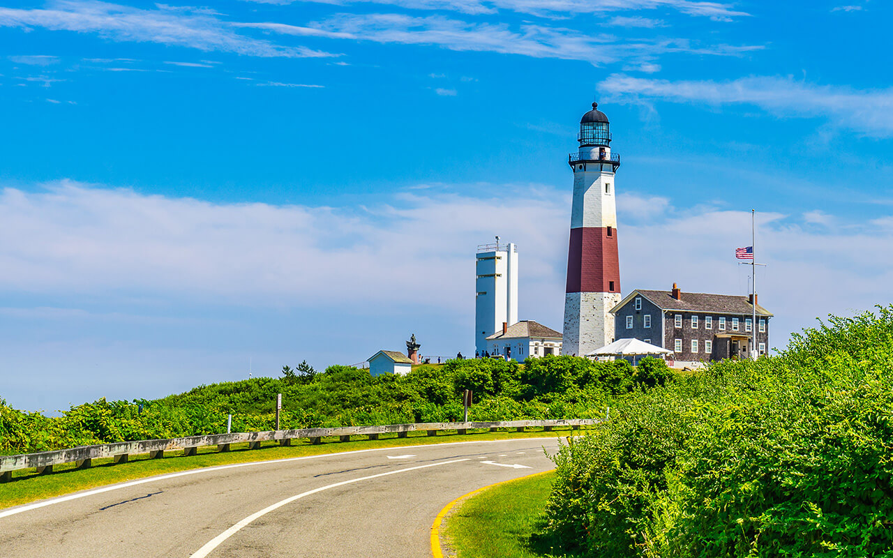 Montauk Point Lighthouse in Long Island, New York
