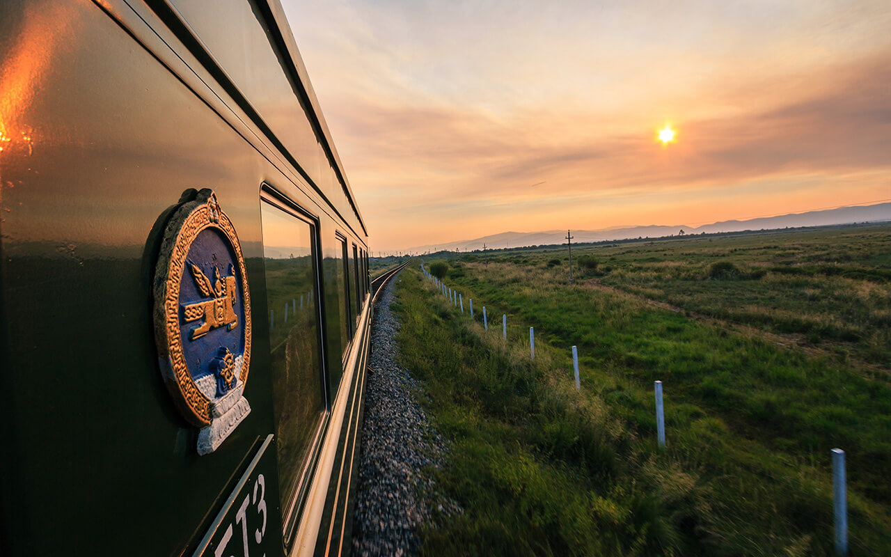 Local trans-siberian train from Mongolia to Ulan-Ude, The Republic of Buryatia