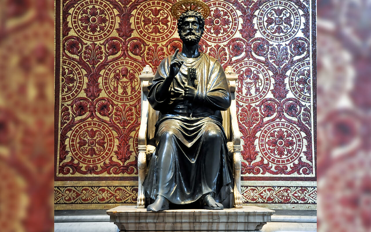 Statue of St. Peter. Vatican.