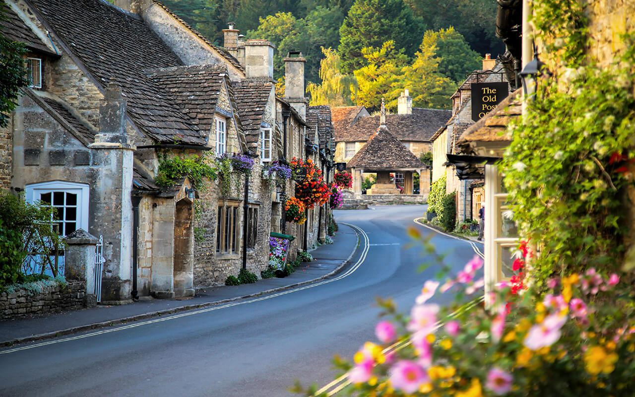 Castle Combe in The Cotswolds