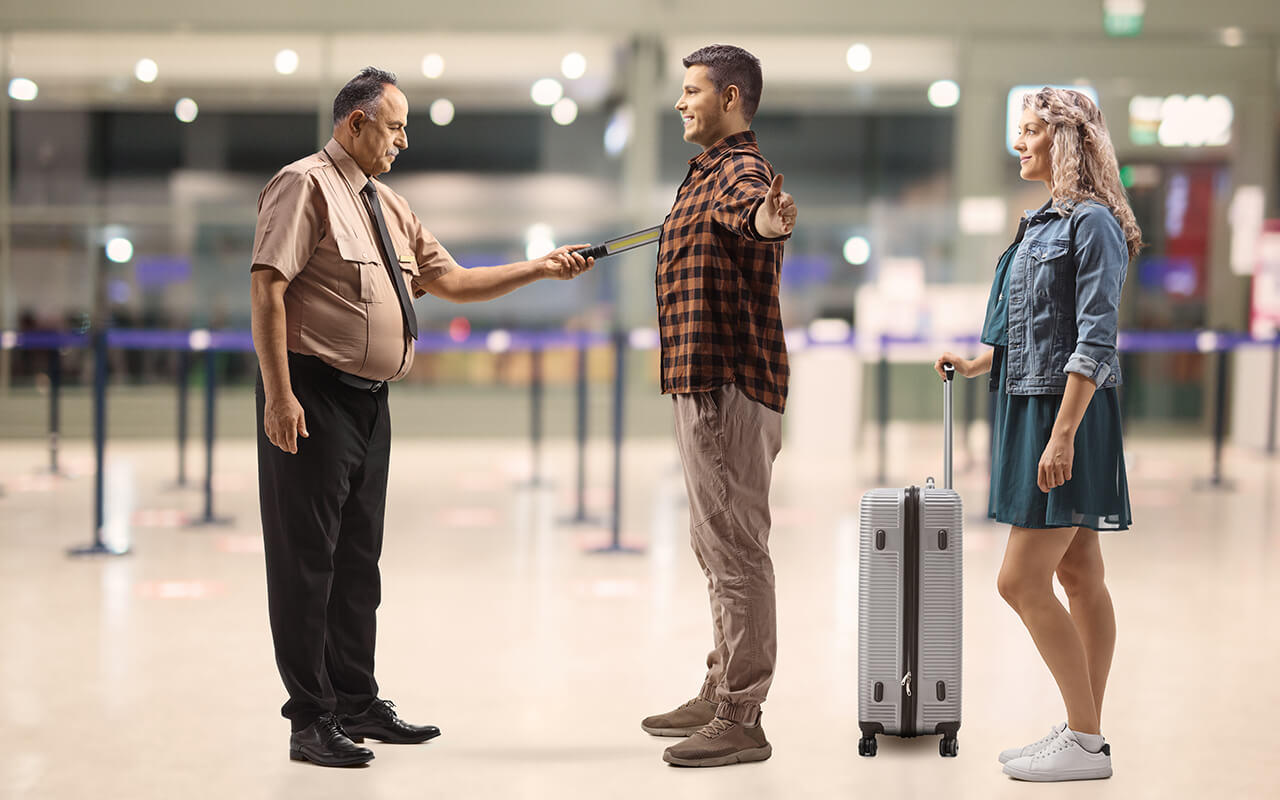 Airport security screening