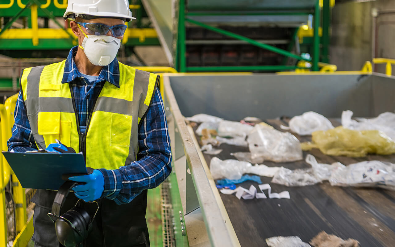 Waste Management Facility worker