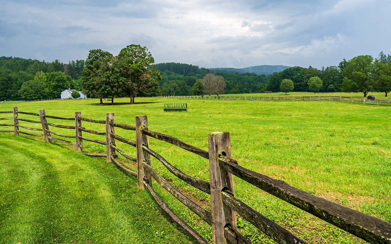 Landscape on Marsh-Billings-Rockefeller National Historical Park