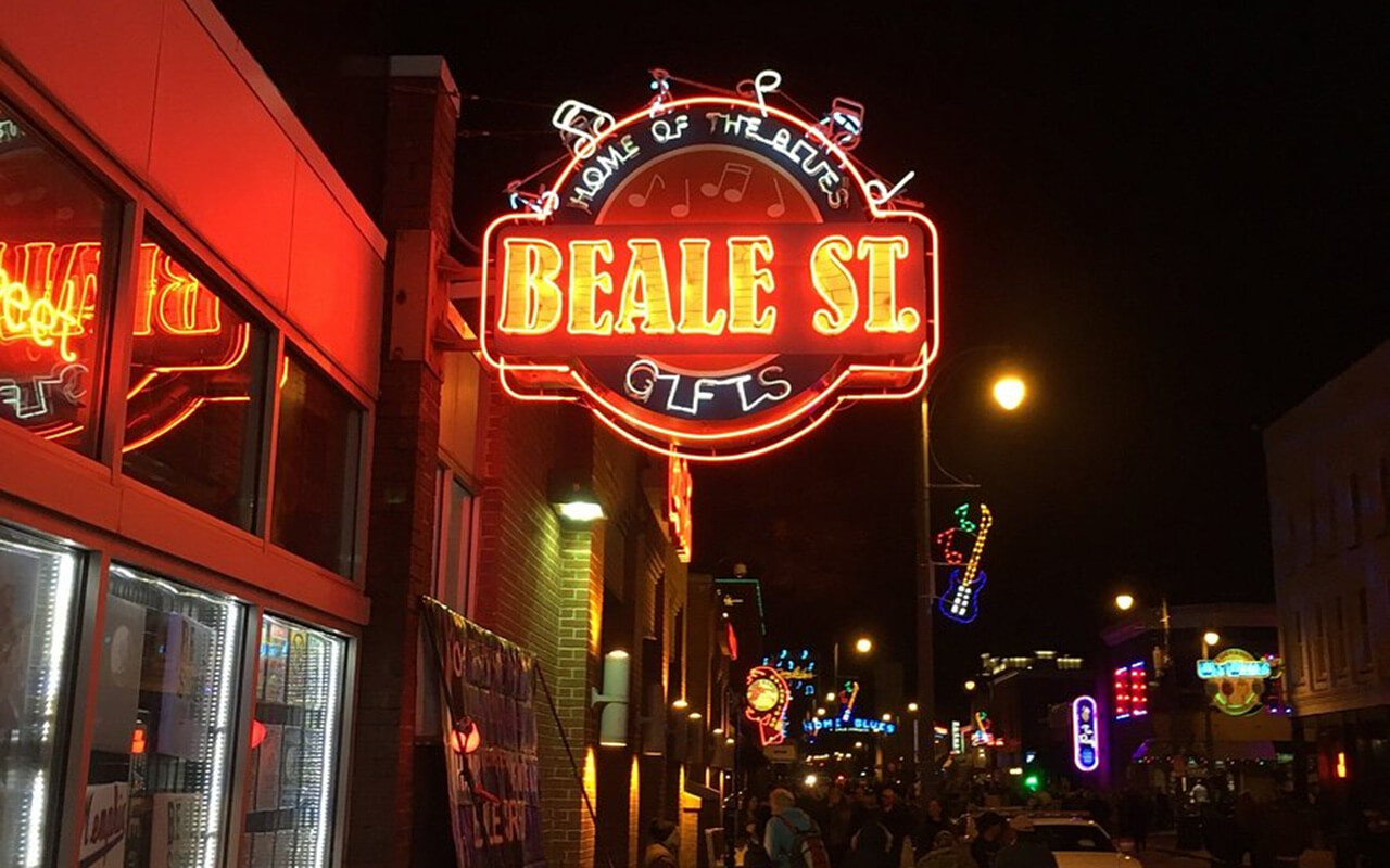 Beale Street in Memphis