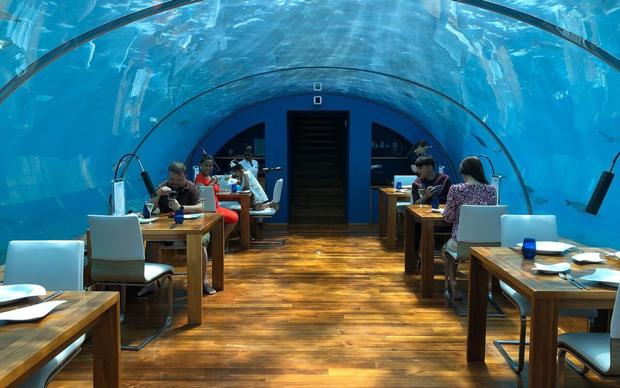 Ithaa Undersea Restaurant - Rangali Island, Maldives