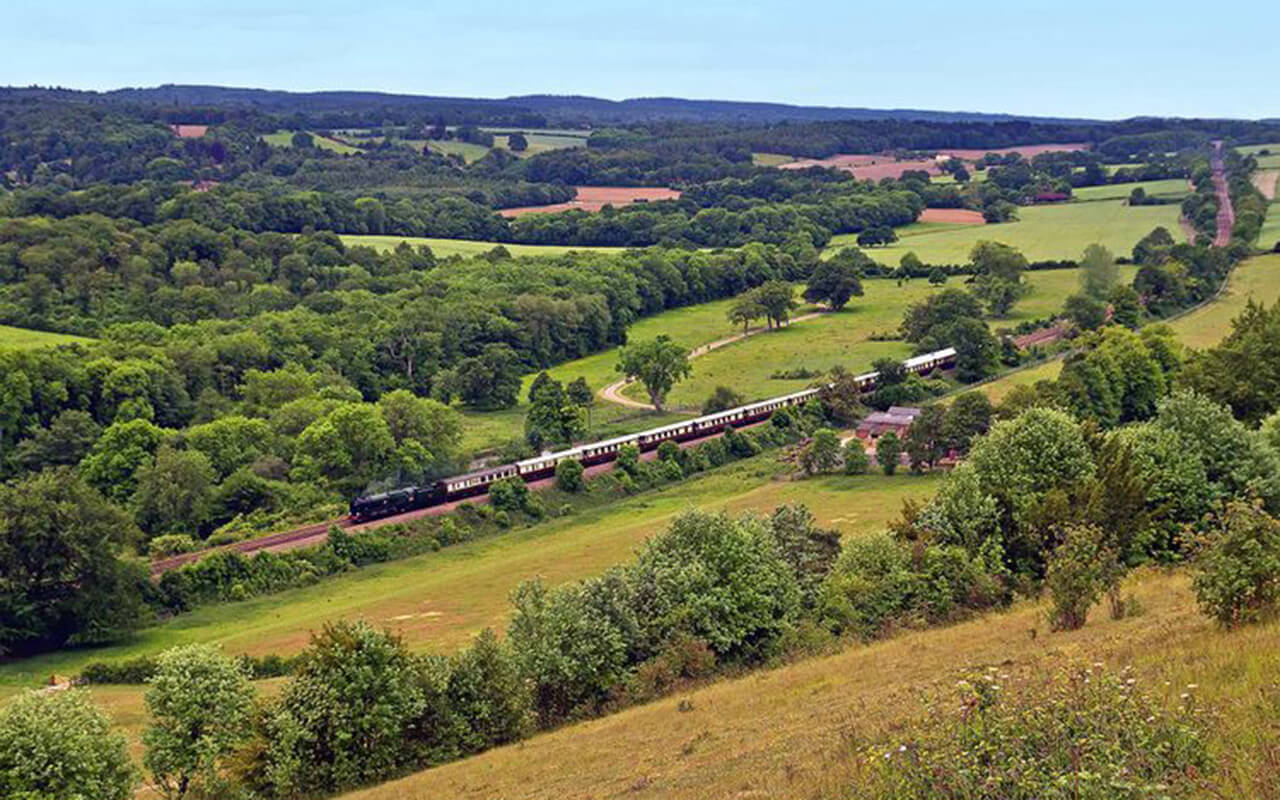 British Pullman train in England