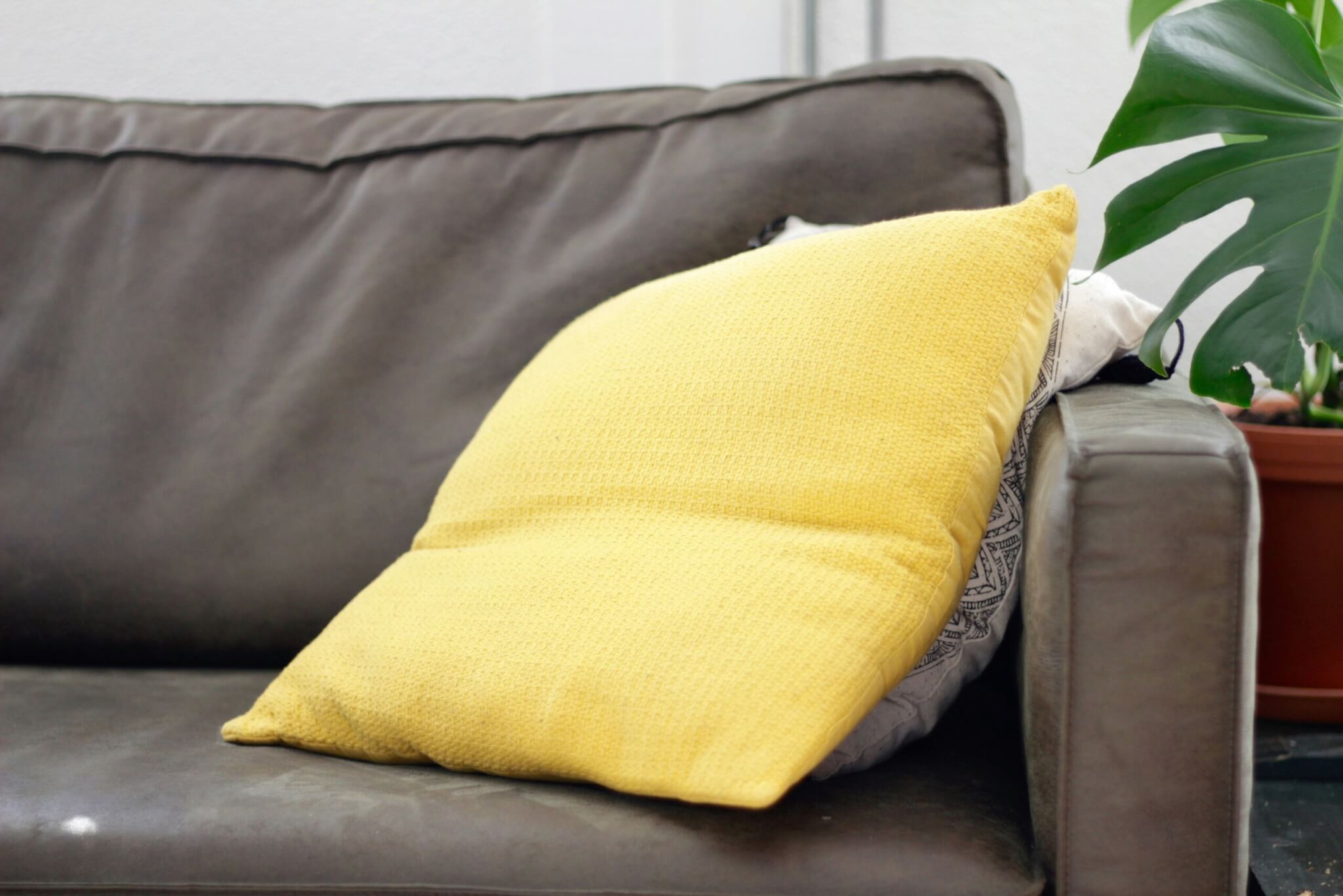 yellow pillow