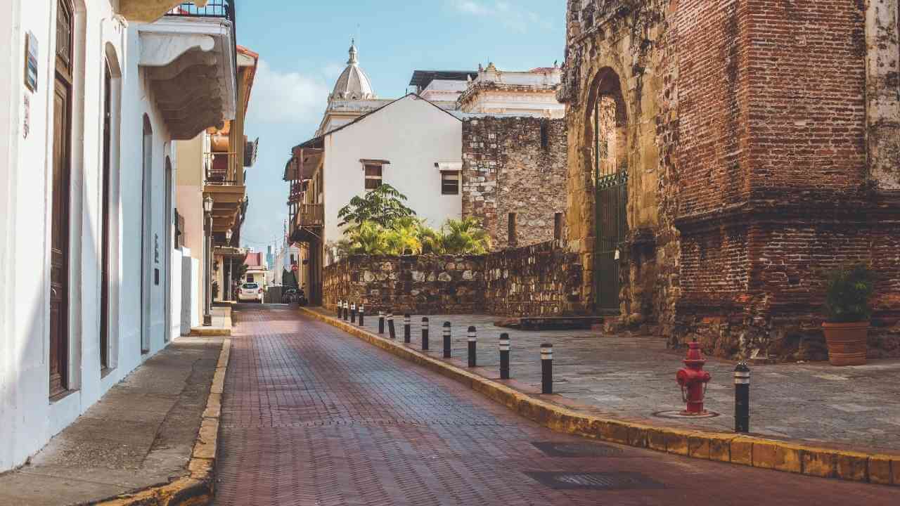 a street in the old city of panama