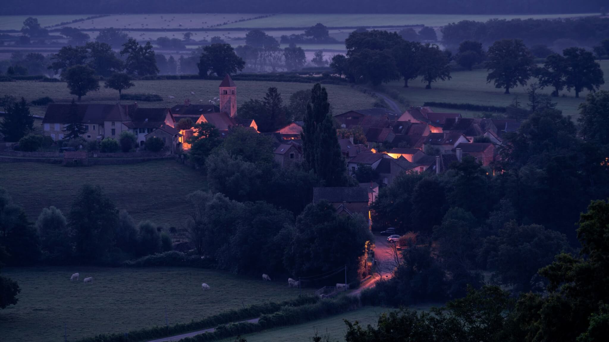 taize, burgundy, france