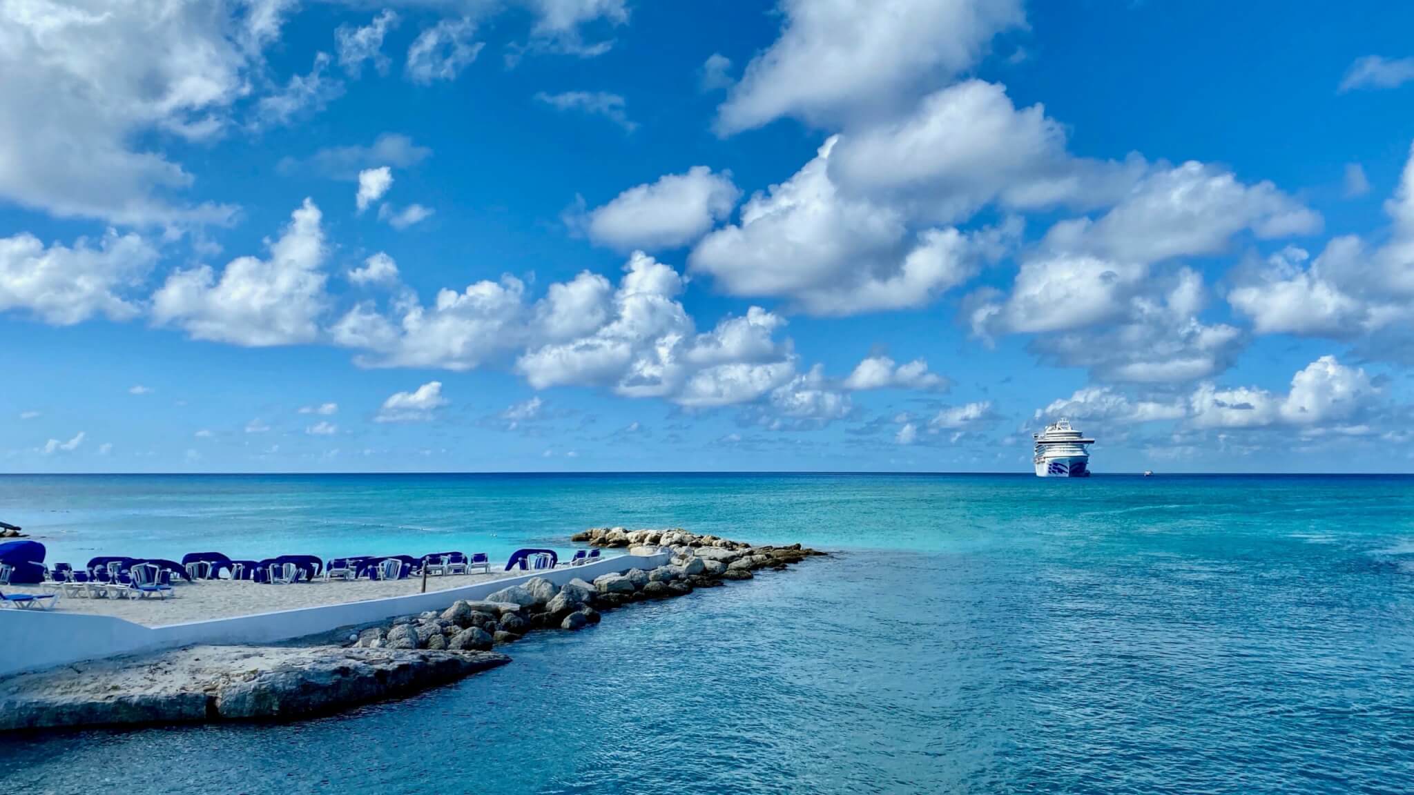 cruise ship coming into harbor