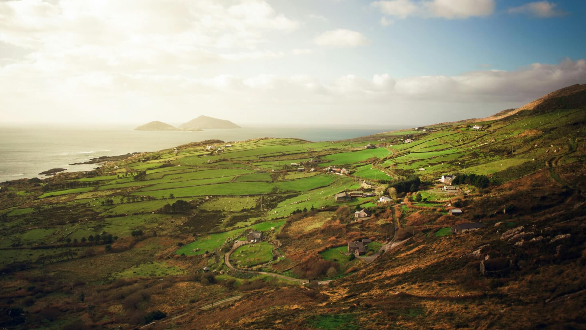 rolling hills of ireland