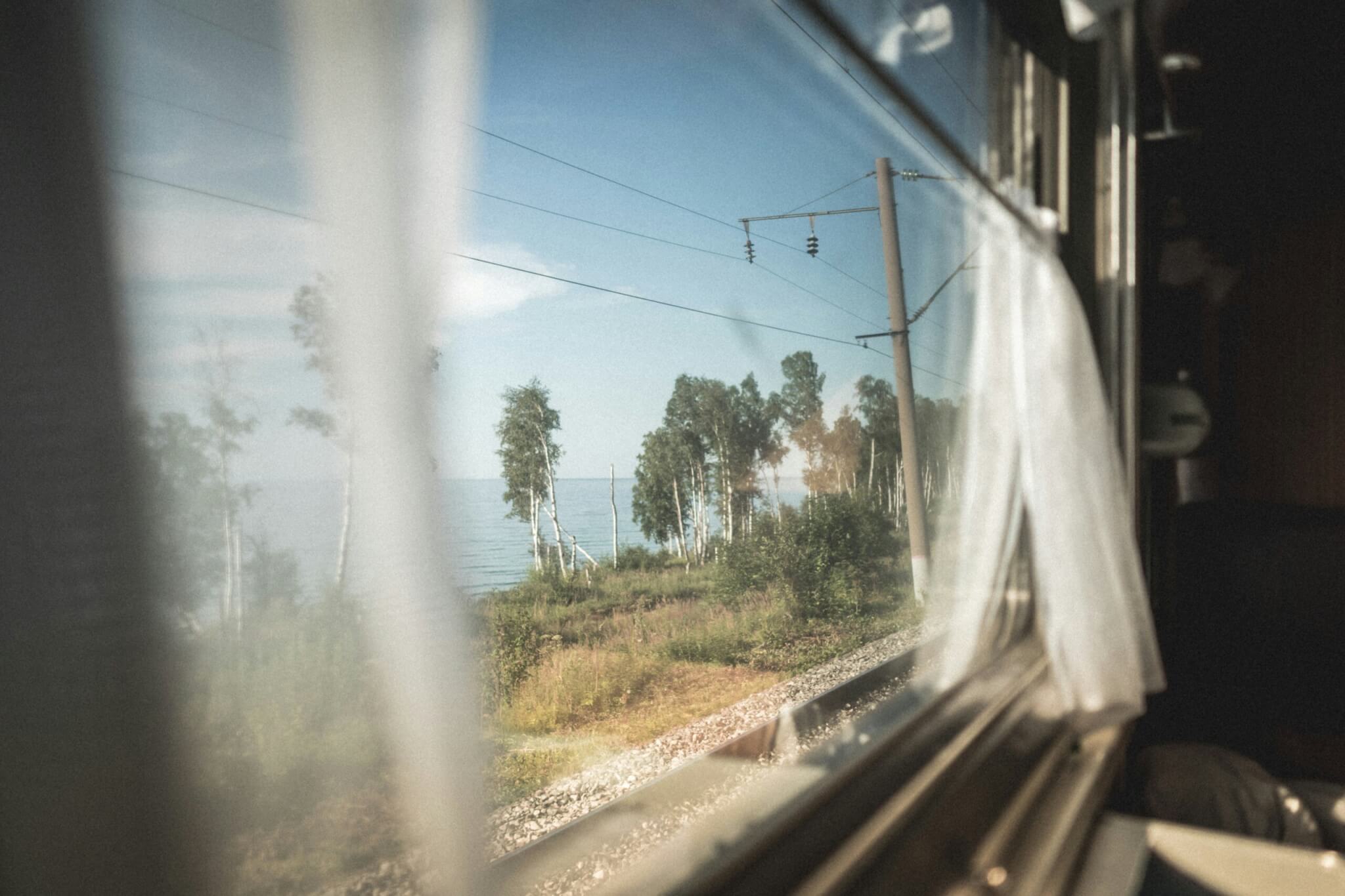 train window