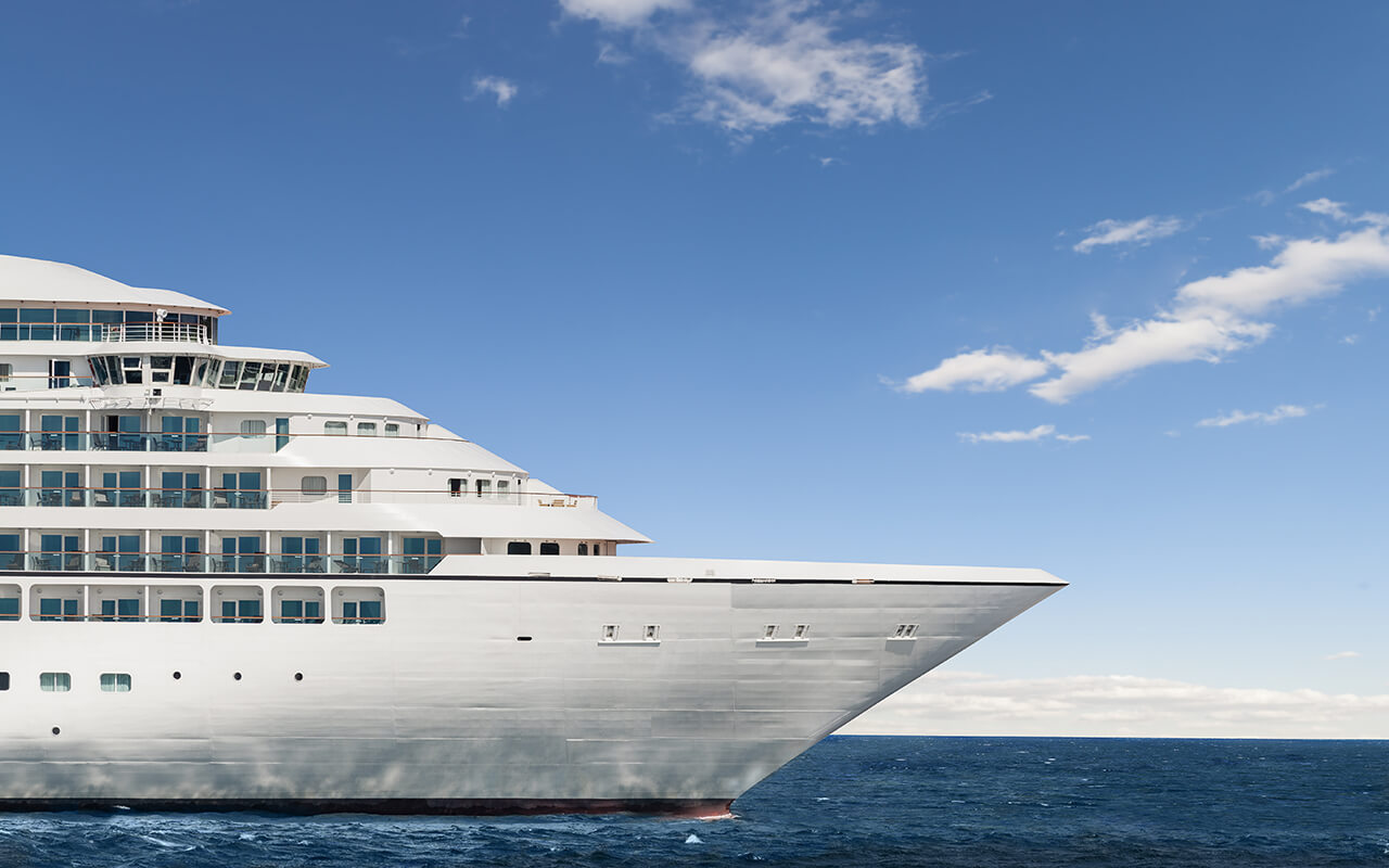 Cruise ship on the water