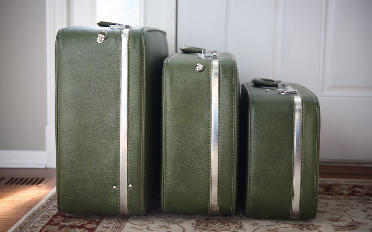 Matching luggage set