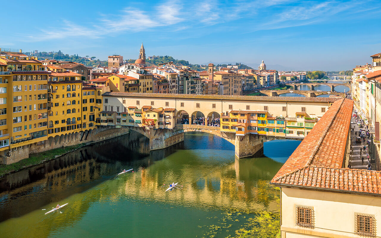 Ponte Vecchio over the Arno River in Florence