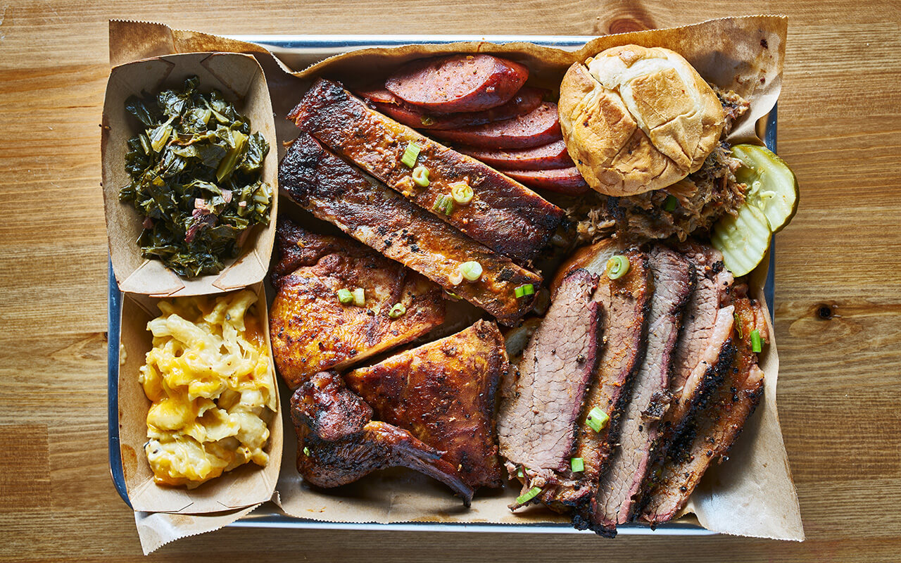 Barbecue platter