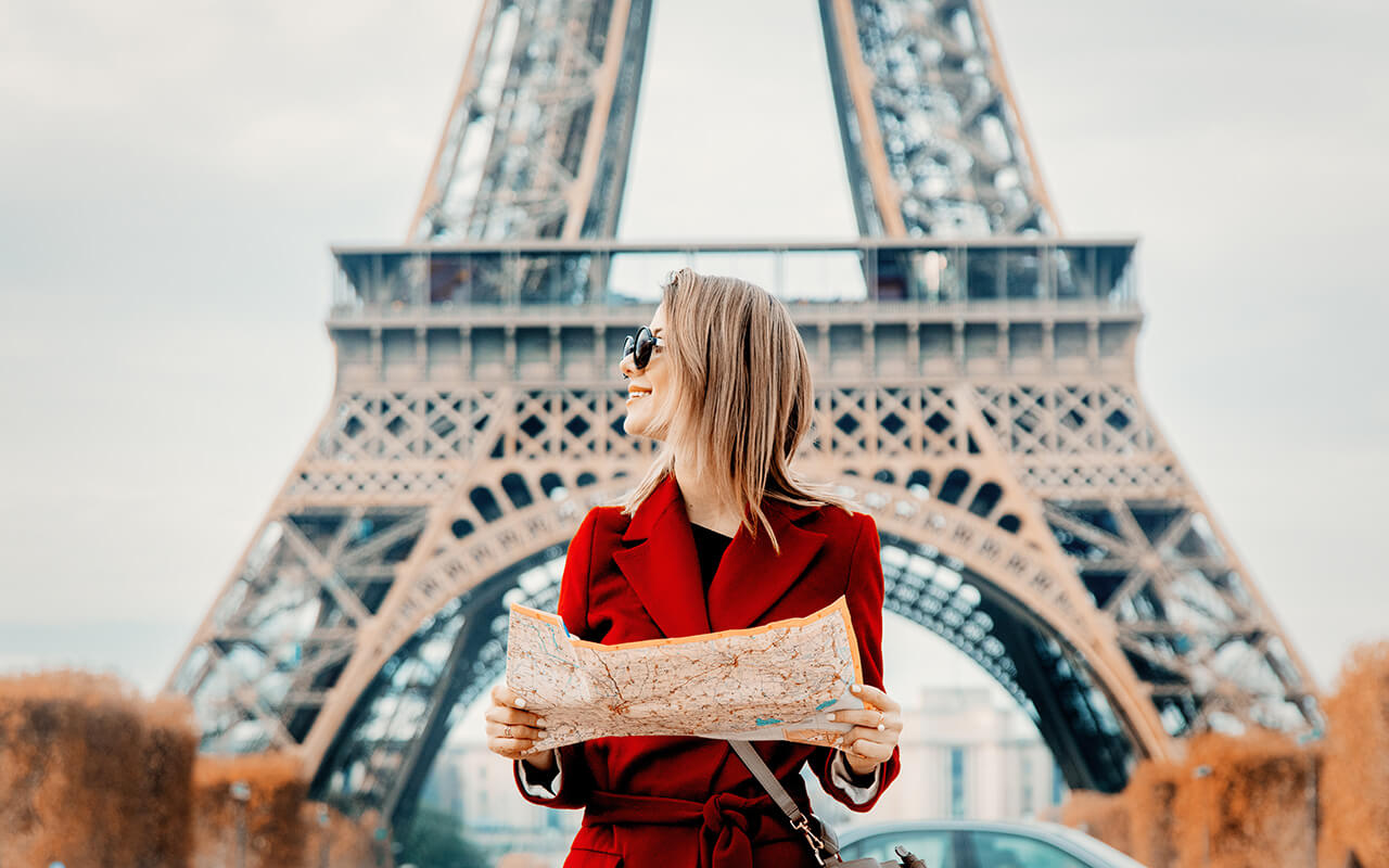 Woman in Paris, France