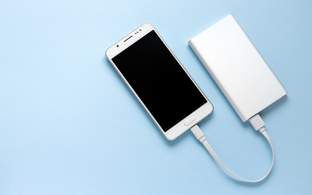 Phone charging with power bank