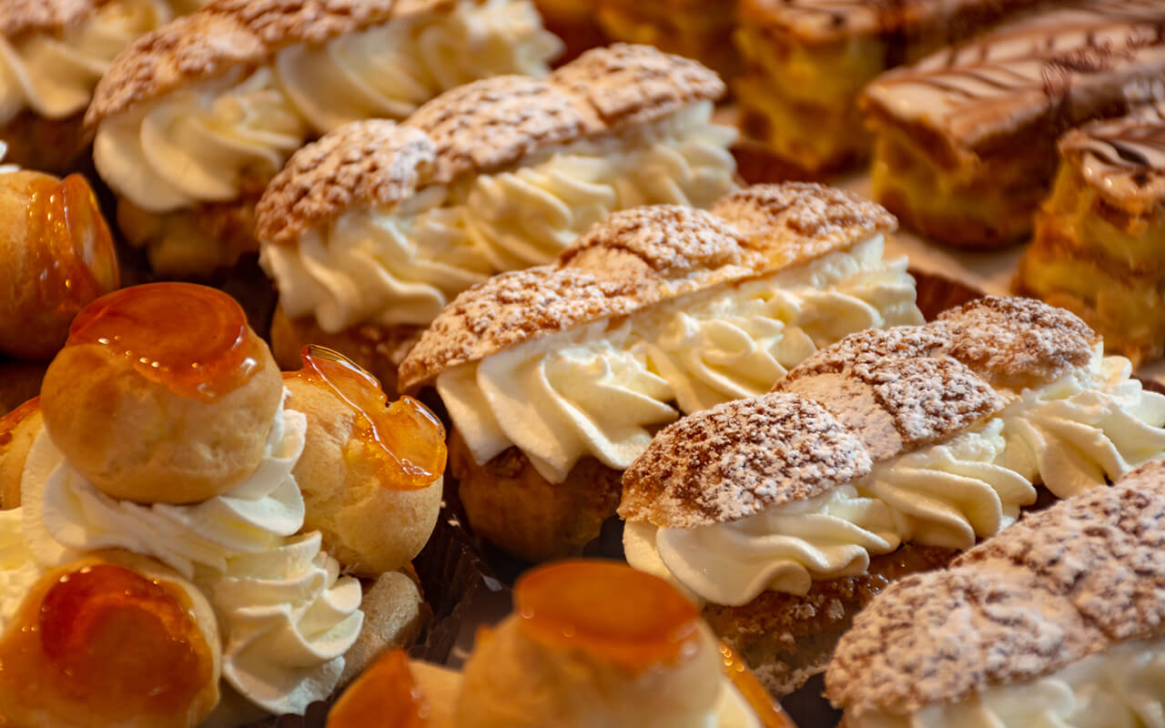 Pastries in France.