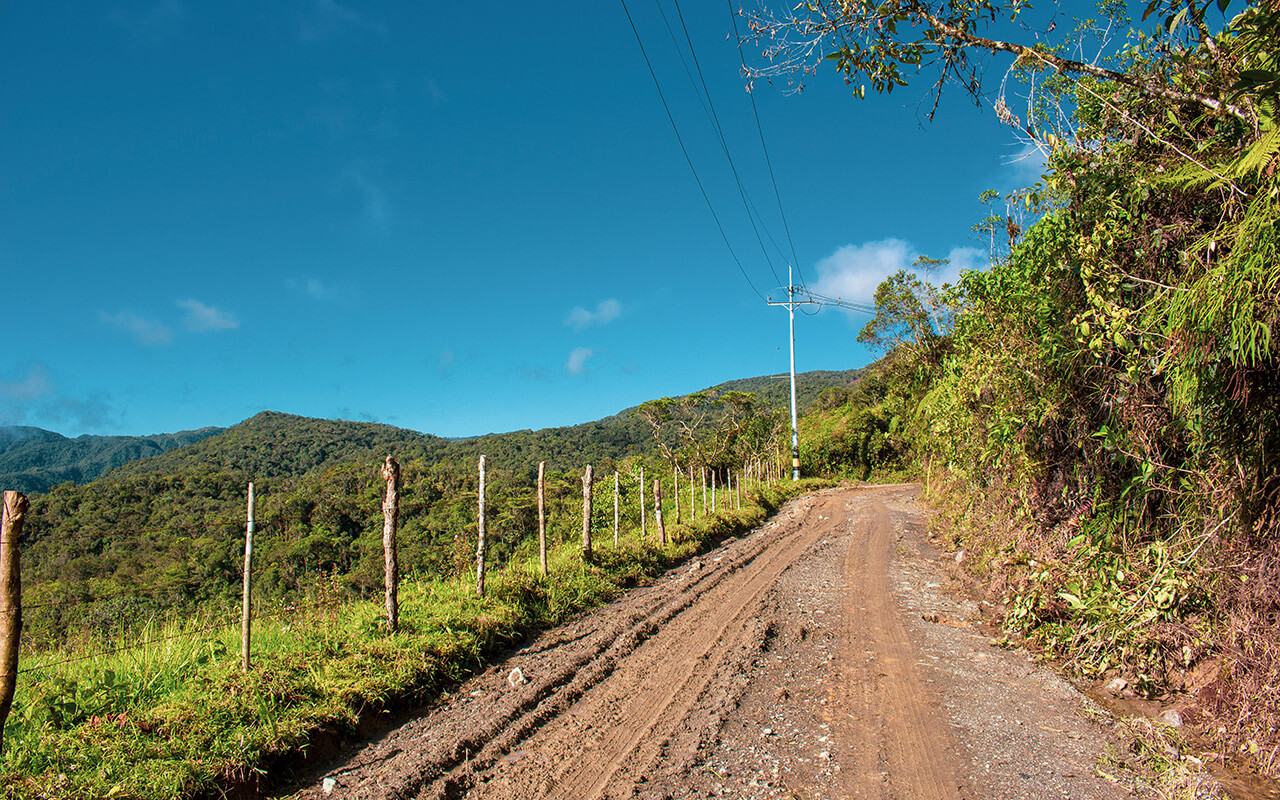 Traveling via road in Mexico