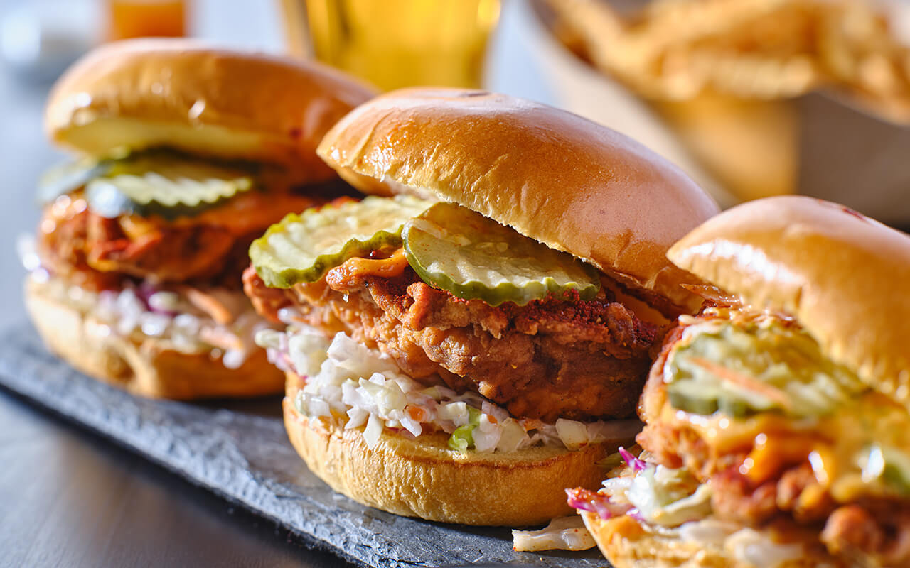  Nashville Hot Chicken sandwiches