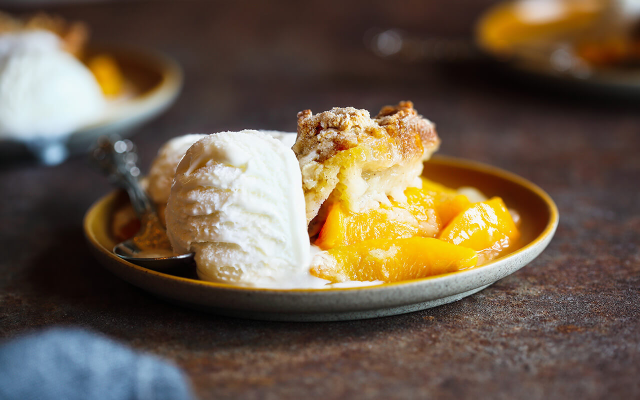 Peach cobbler 