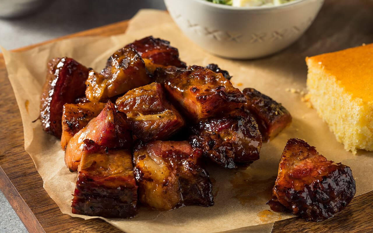 Homemade Smoked Burnt Ends BBQ