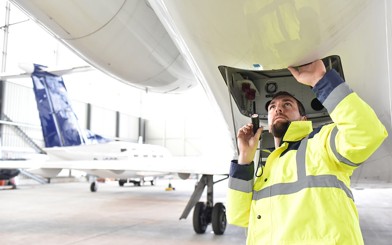 Airplane safety check