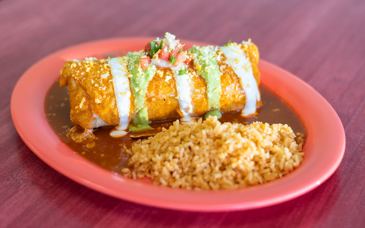 Chimichanga meal