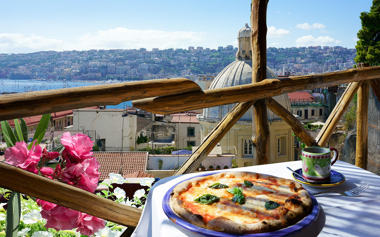 Pizza in Naples, Italy