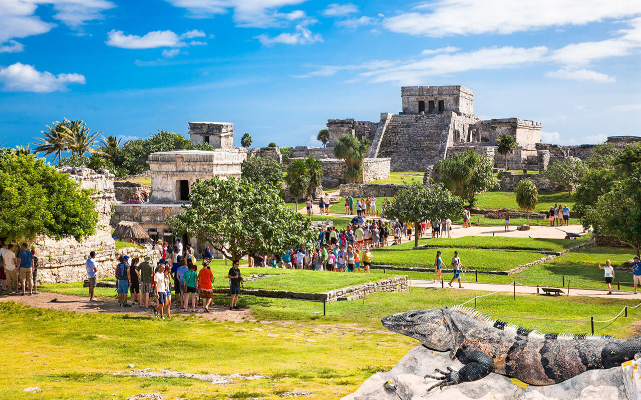 Historic site in Tulum, Mexico