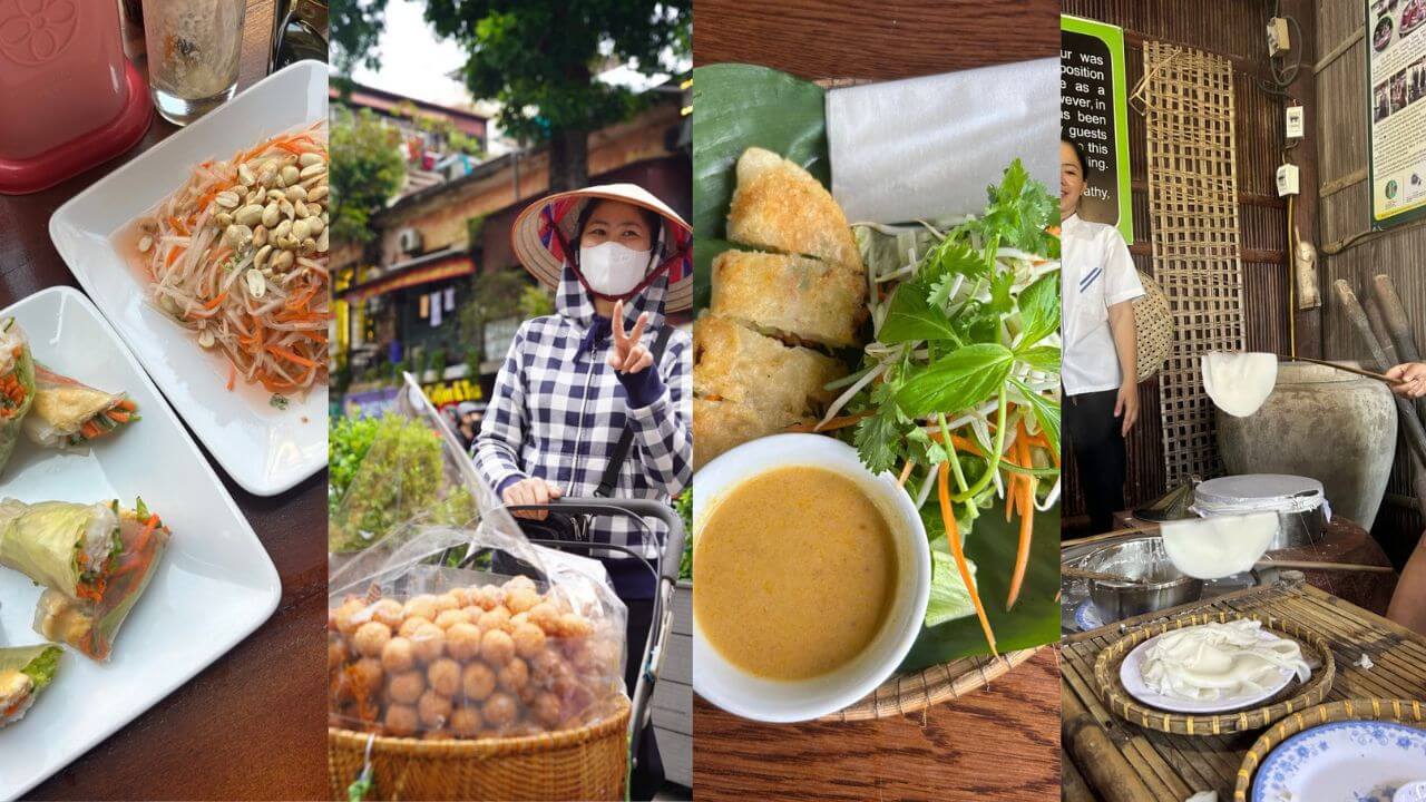 various food items from vietnam