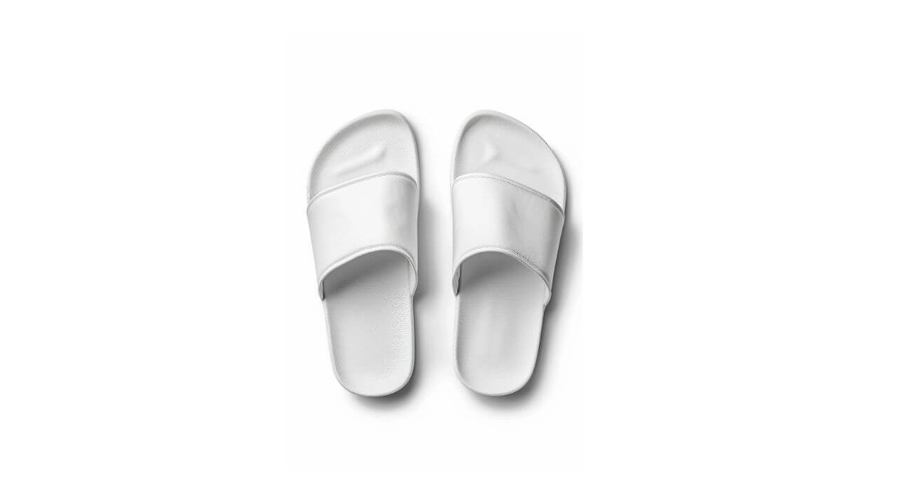 a pair of sandals on a surface