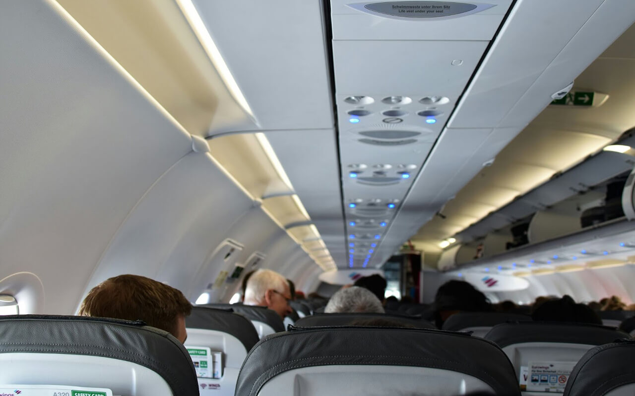 Airplane interior