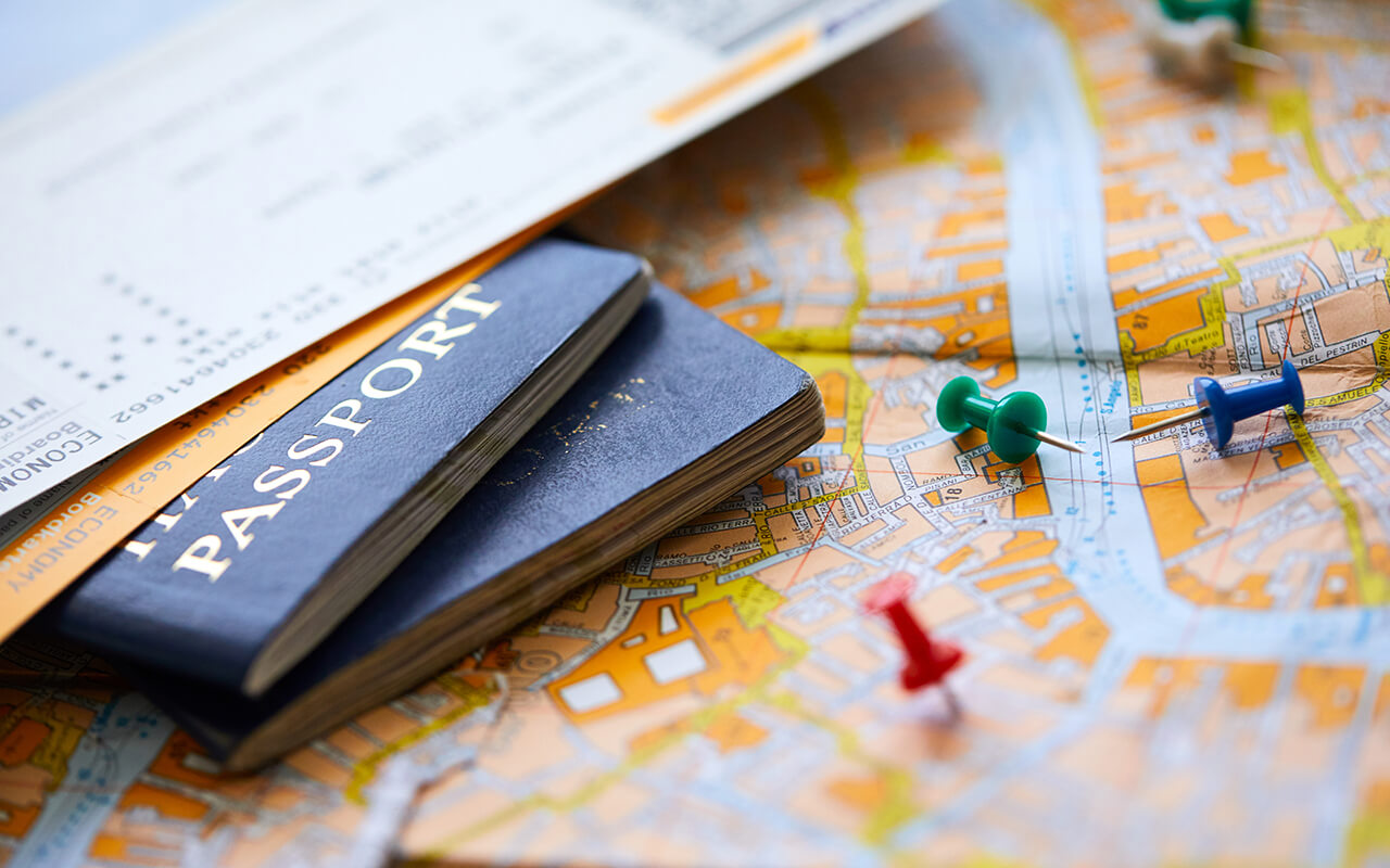 Passports and maps