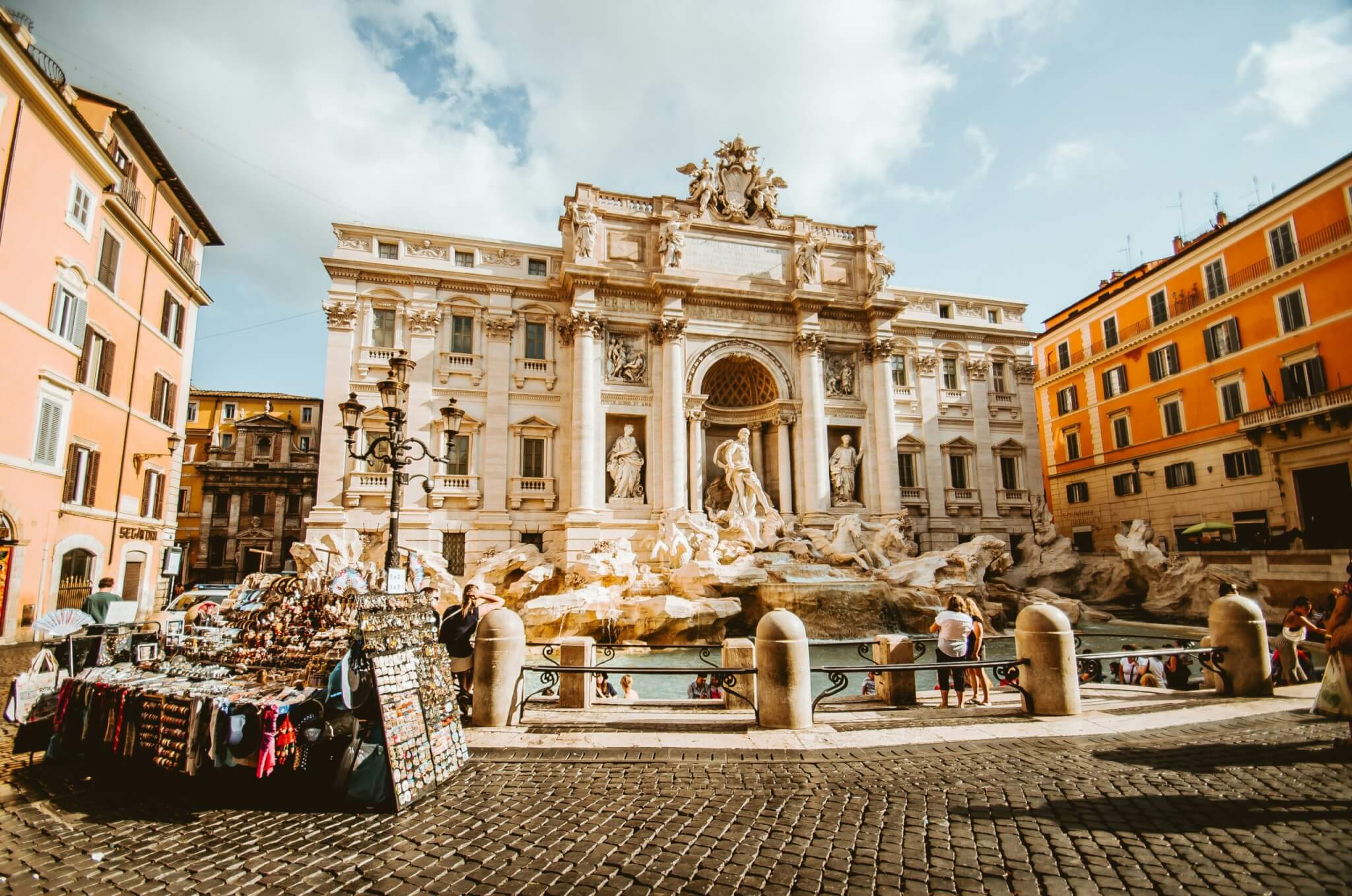 the trevi fountain