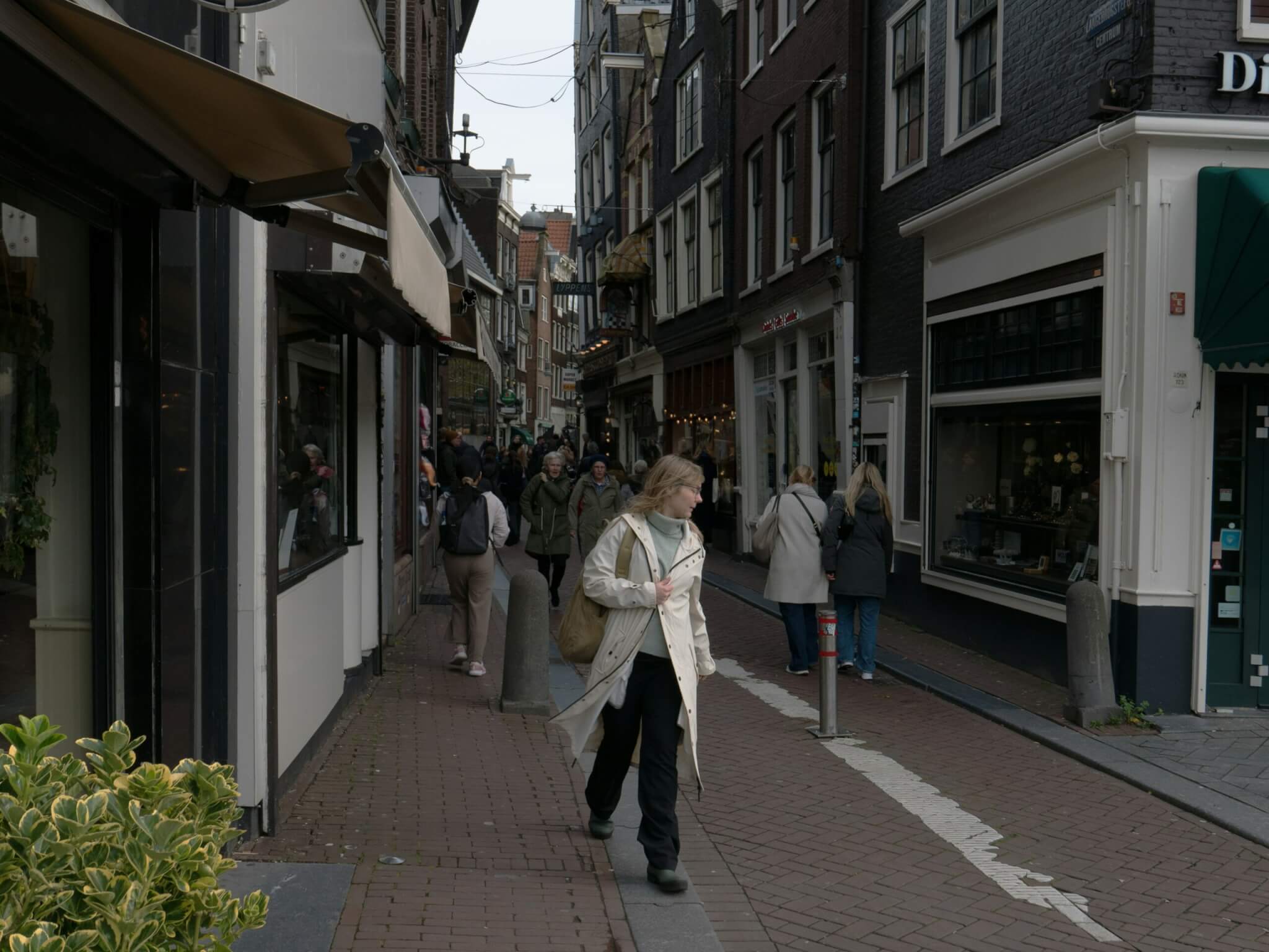 woman walking alone